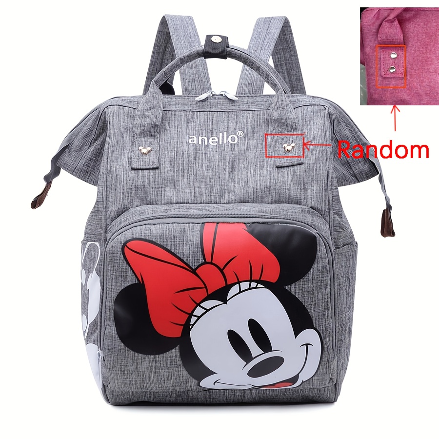 Canvas Backpack Casual - Damski plecak podróżny z motywem Myszki