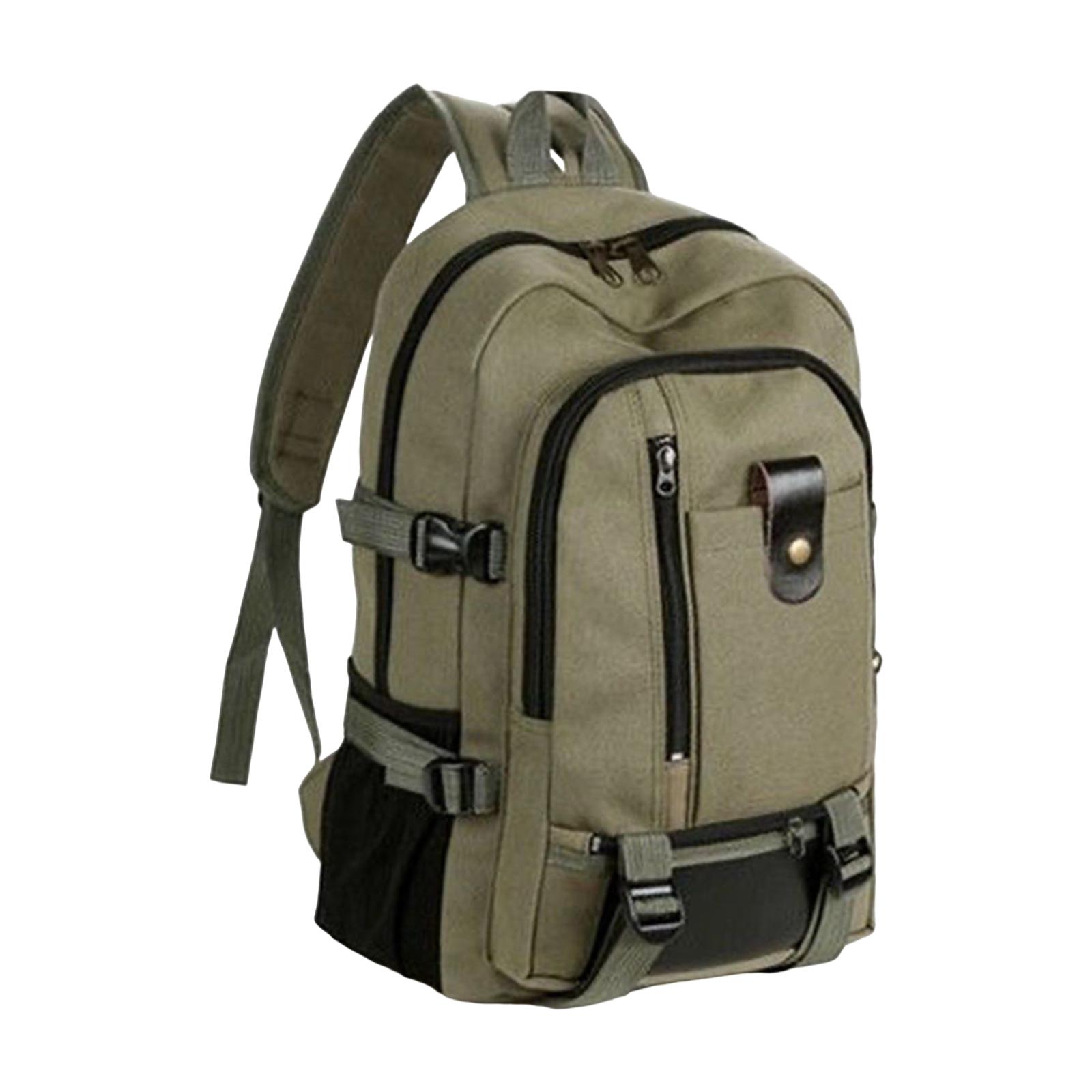 Canvas Backpack Casual - Duży plecak podróżny z płótna, torba