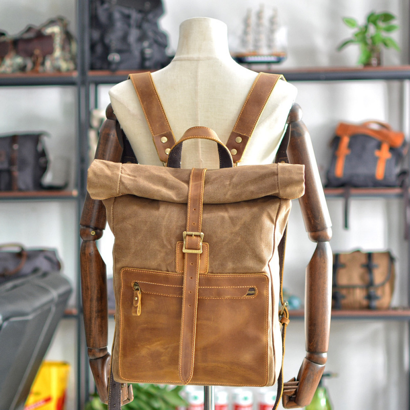 Nowy, prosty i retro plecak mę – Canvas Backpack Casual recenzja i cena