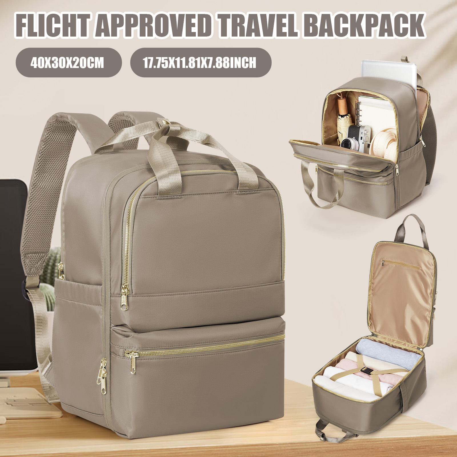 Plecak podróżny Ryanair 40x30x – Canvas Backpack Casual recenzja i cena
