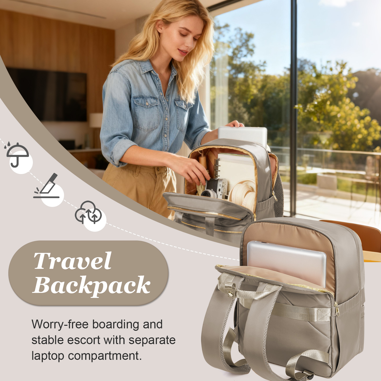 Plecak podróżny Ryanair 40x30x – Canvas Backpack Casual recenzja i cena