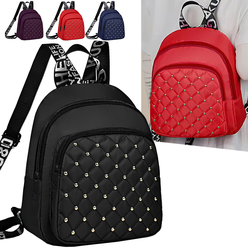 Stylowy plecak z ćwiekami, wie – Canvas Backpack Casual recenzja i cena